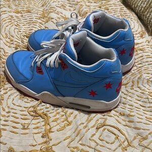 Nike Kids Blue and Red Sneakers